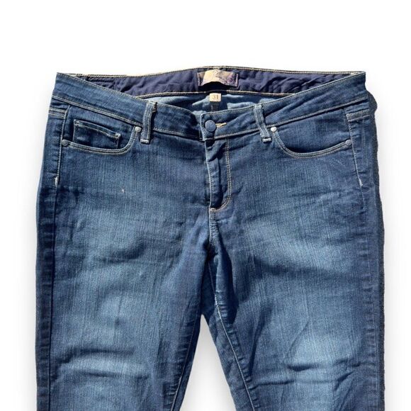 Paige Denim Medium / Dark Wash Crop Jeans Women's 31 - Picture 7 of 12